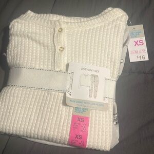 XS womens long sleeve sloth pajama set